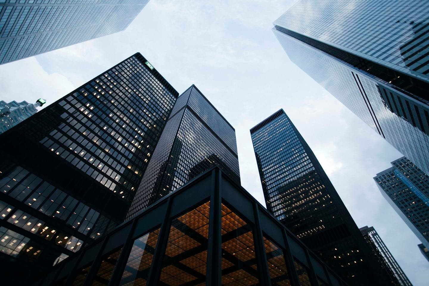 Modern glass architecture